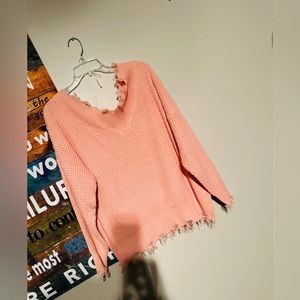 NWOT Distressed sweater